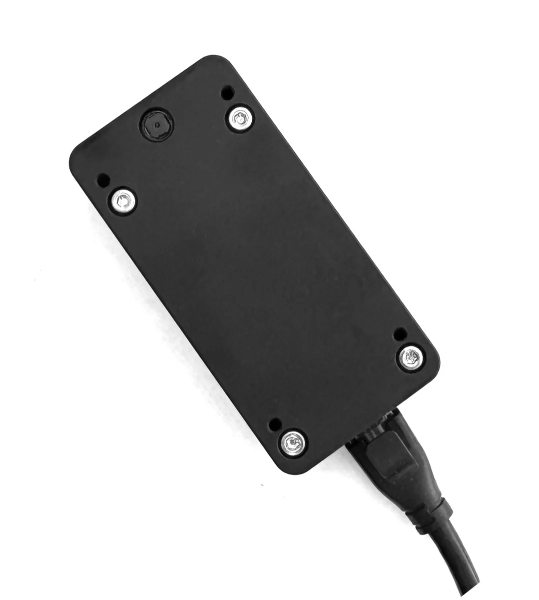 h-cam B1280 machine-vision camera in a black enclosure with attached cable